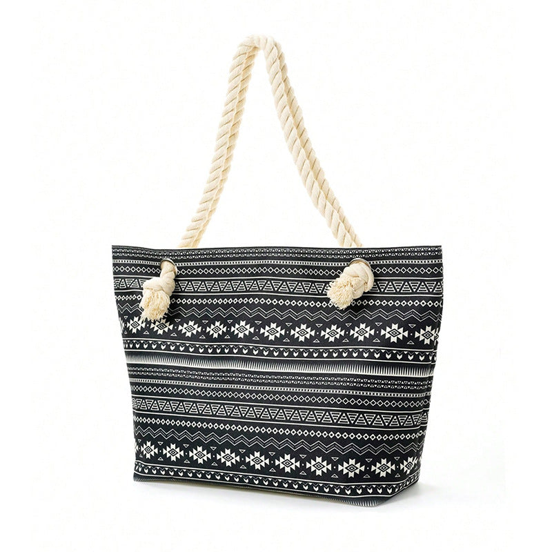 Geometric Large Capacity Multifunctional Tote