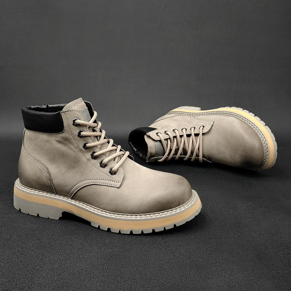 Men's Casual Leather Boots