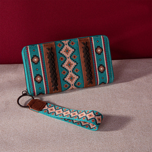 Cotton And Linen Printed Women's Wallet