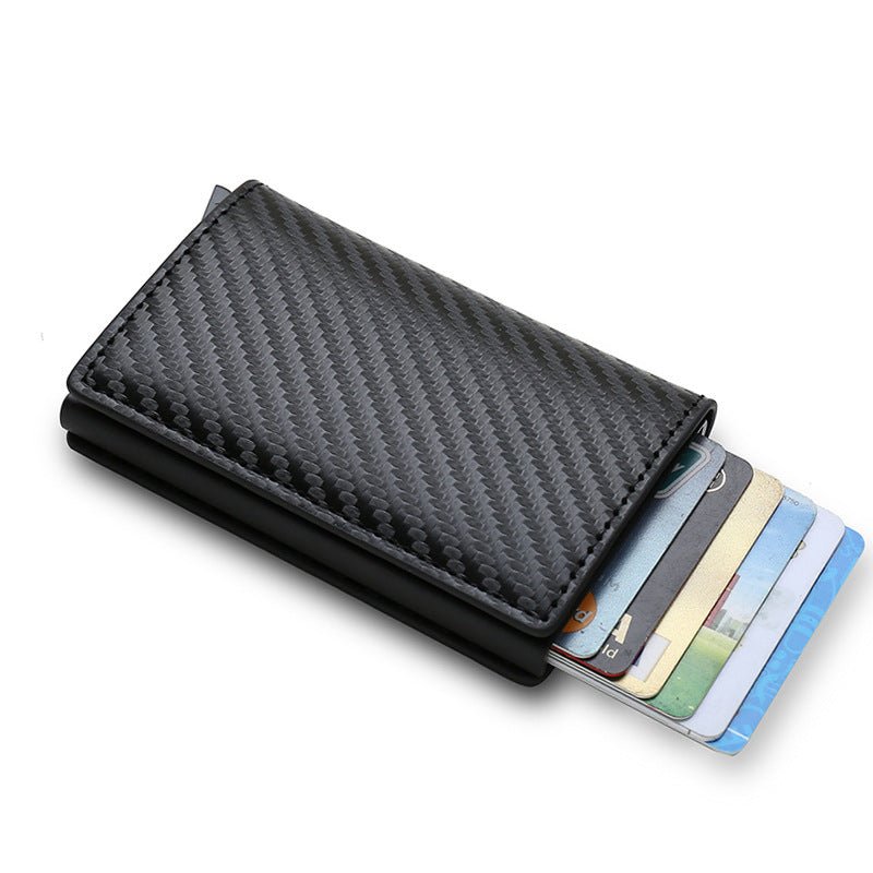 Men's Multiple Card Slots Wallet Carbon Fiber