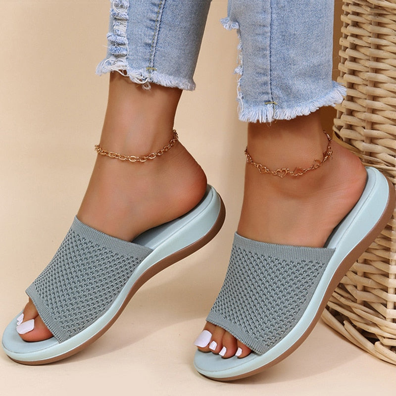 Slippers Women Summer Shoes Women's Flat Sandals Casual Indoor Outdoor Slipper Sandals For Beach Zapatos Mujer