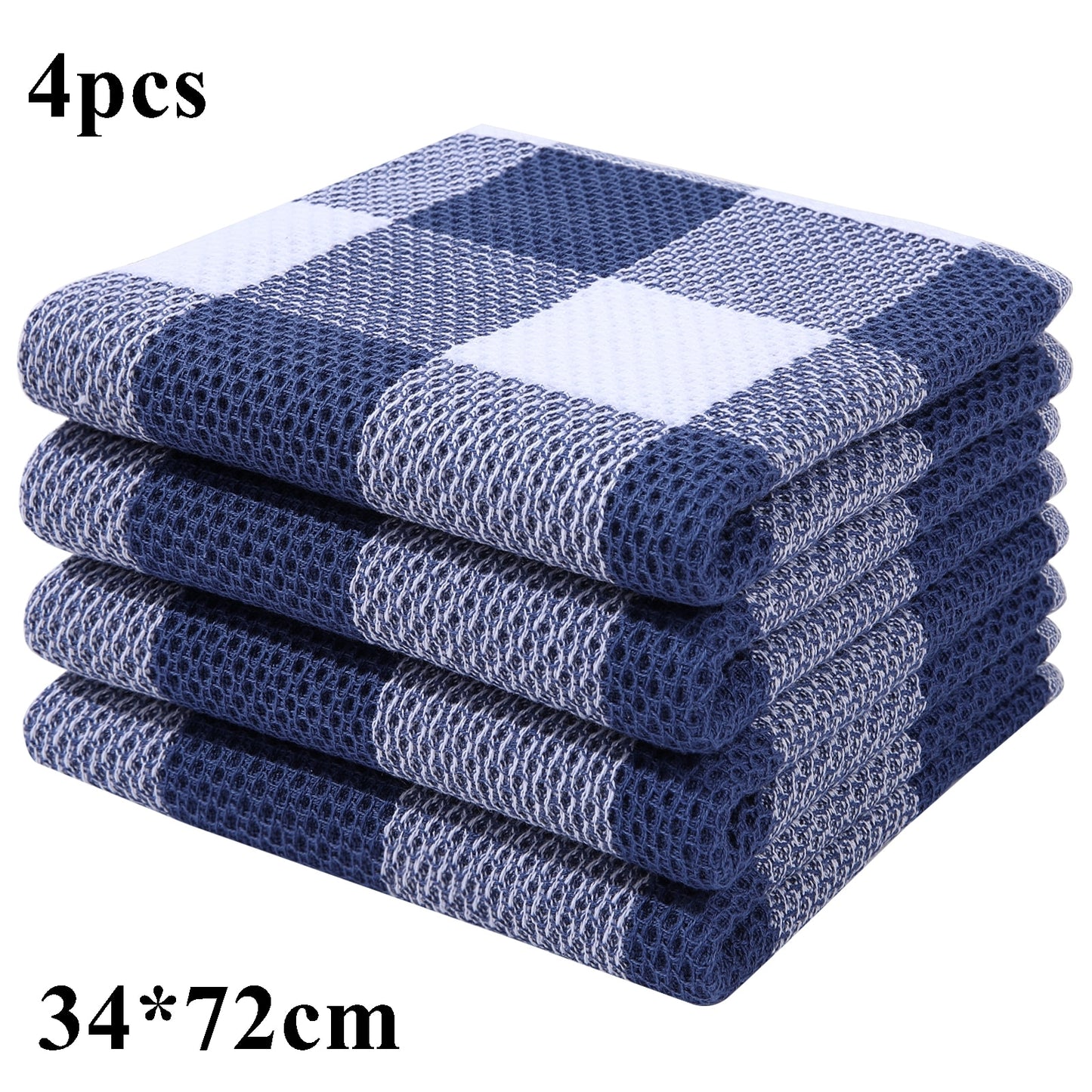 Cotton Kitchen Towel Ultra Soft Magic Cleaning Cloth Absorbent Cleaning Rags Thickened Wipe Cloths Dishcloth