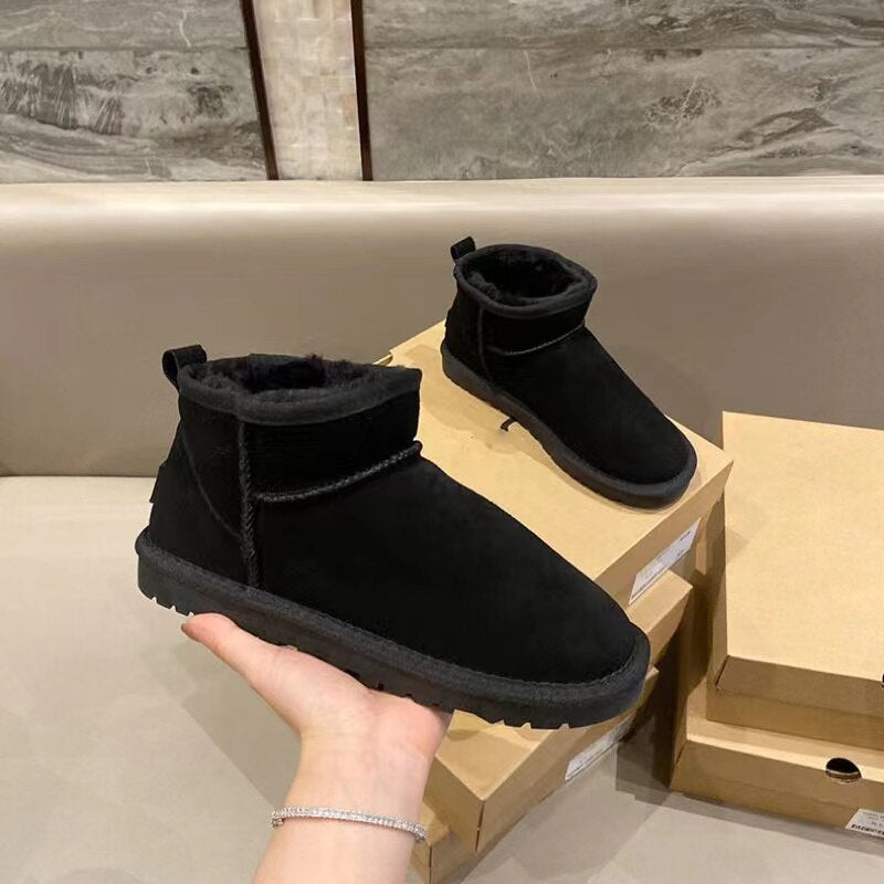 Brand Designer Women Winter Boots Man Shoes Snow Ankle Boots Australia Ladies Boat Shoes Warm Mini Buty Bot Platform Slip Ons