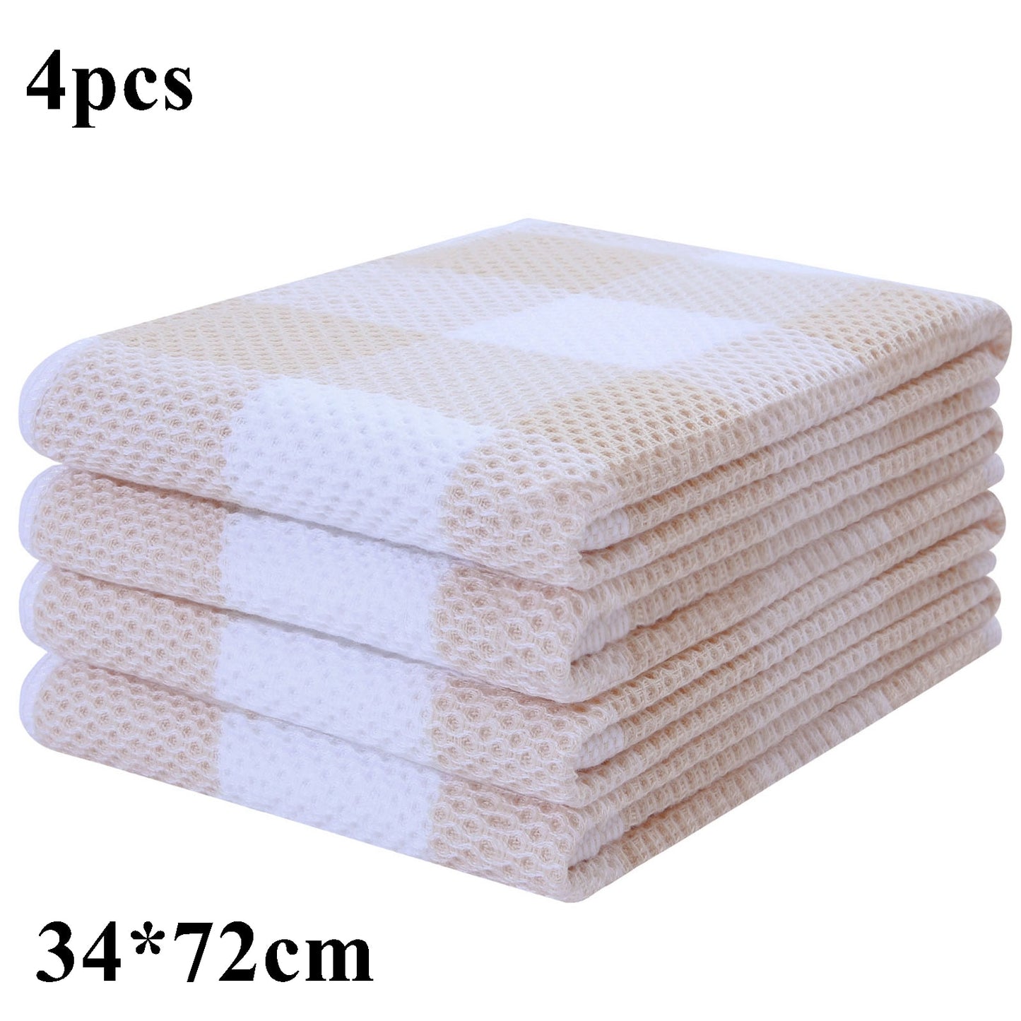 Cotton Kitchen Towel Ultra Soft Magic Cleaning Cloth Absorbent Cleaning Rags Thickened Wipe Cloths Dishcloth