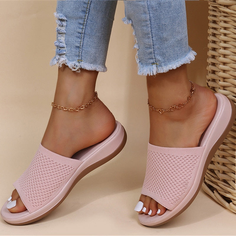 Slippers Women Summer Shoes Women's Flat Sandals Casual Indoor Outdoor Slipper Sandals For Beach Zapatos Mujer