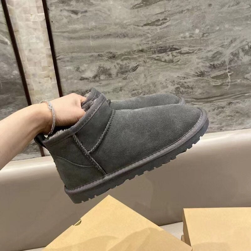 Brand Designer Women Winter Boots Man Shoes Snow Ankle Boots Australia Ladies Boat Shoes Warm Mini Buty Bot Platform Slip Ons