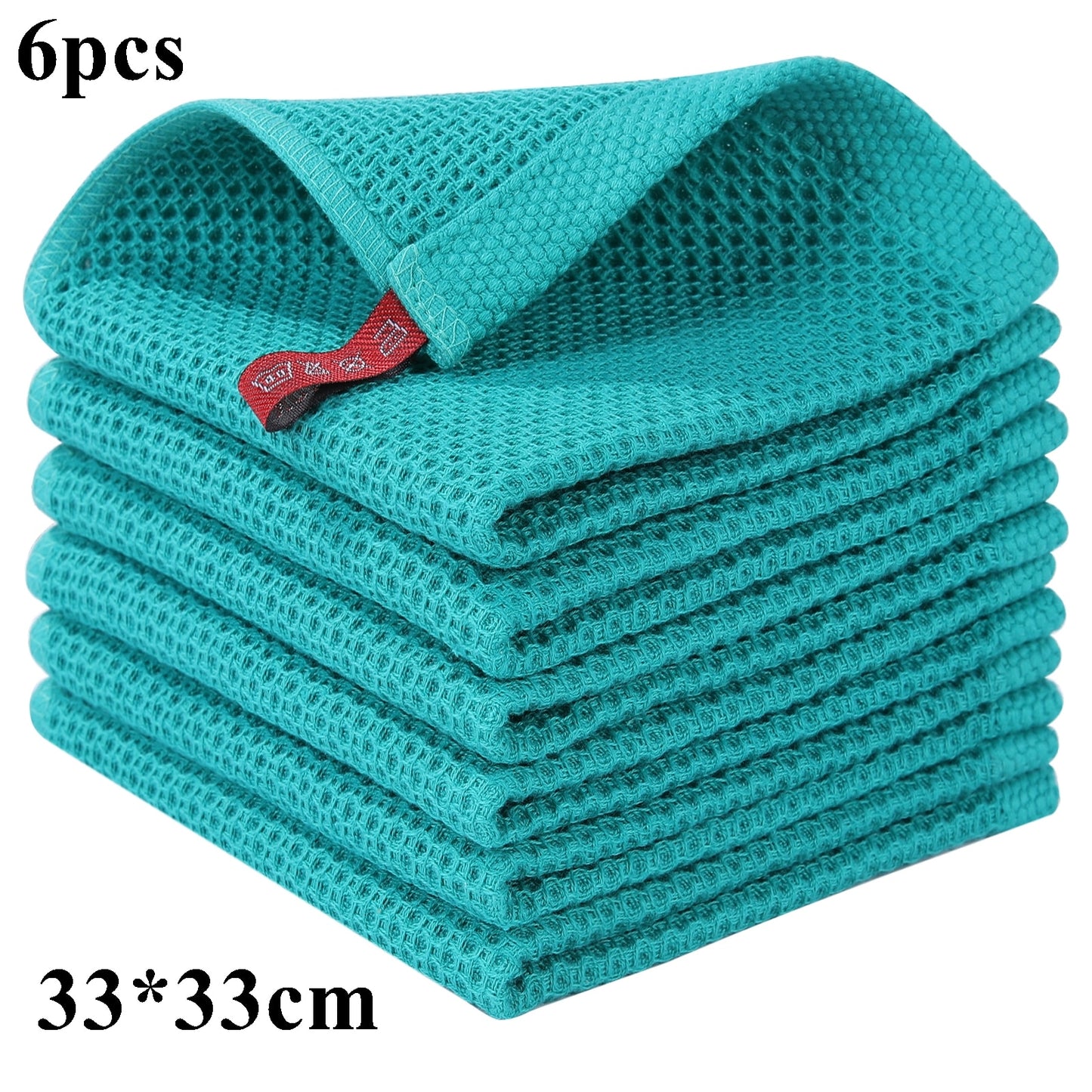 Cotton Kitchen Towel Ultra Soft Magic Cleaning Cloth Absorbent Cleaning Rags Thickened Wipe Cloths Dishcloth