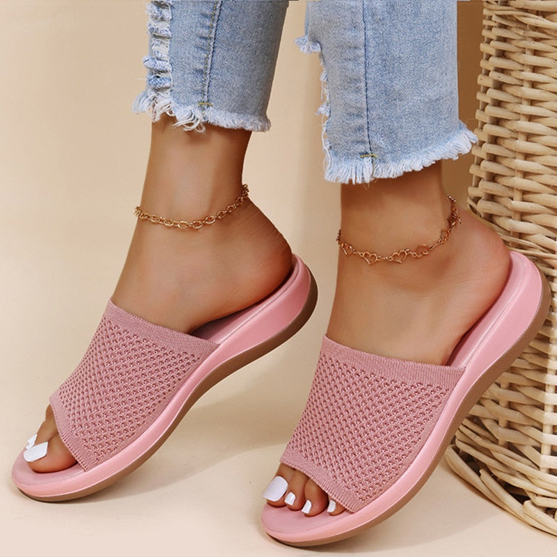 Slippers Women Summer Shoes Women's Flat Sandals Casual Indoor Outdoor Slipper Sandals For Beach Zapatos Mujer