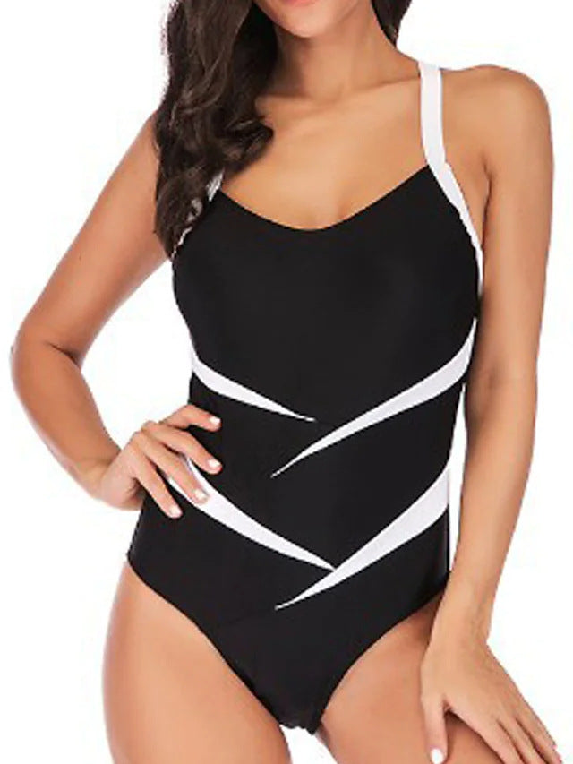 One-piece Printing Seaside Beach Swimsuit