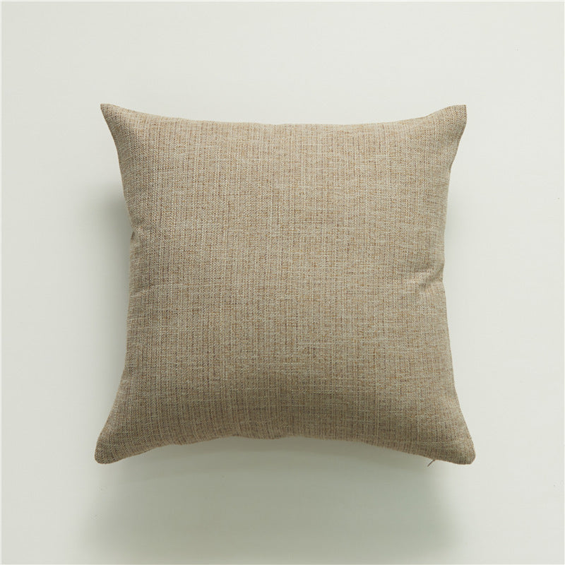 Cotton And Linen Tassel Pillow Cover