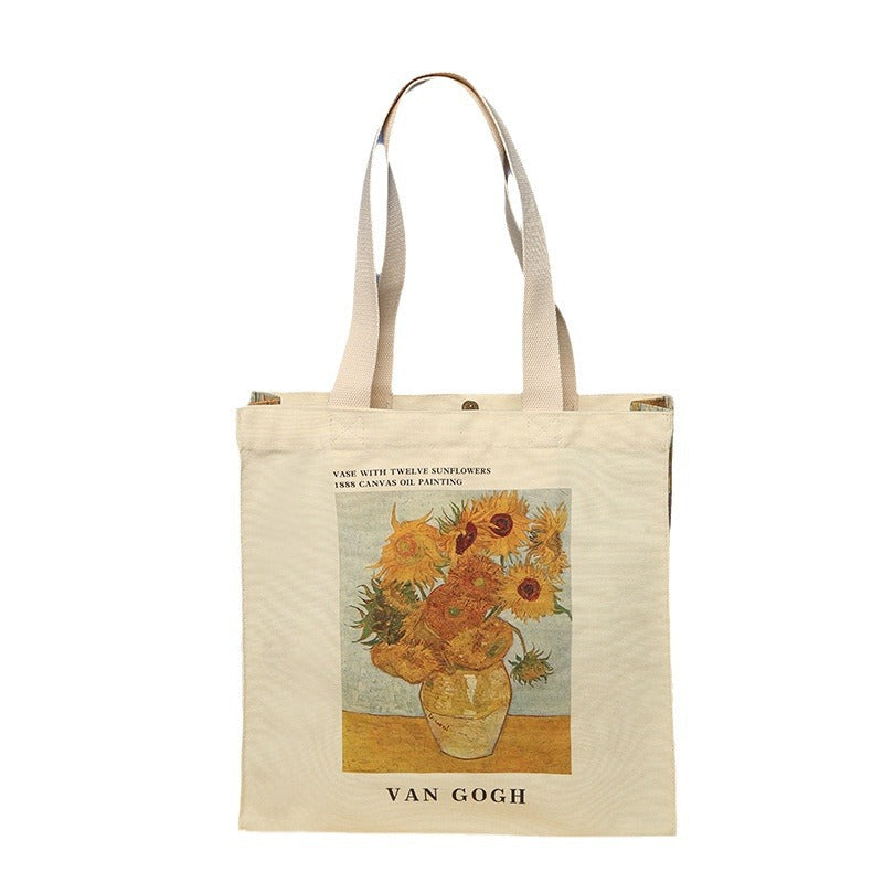 Large Capacity Commuting Oil Painting Canvas Bag