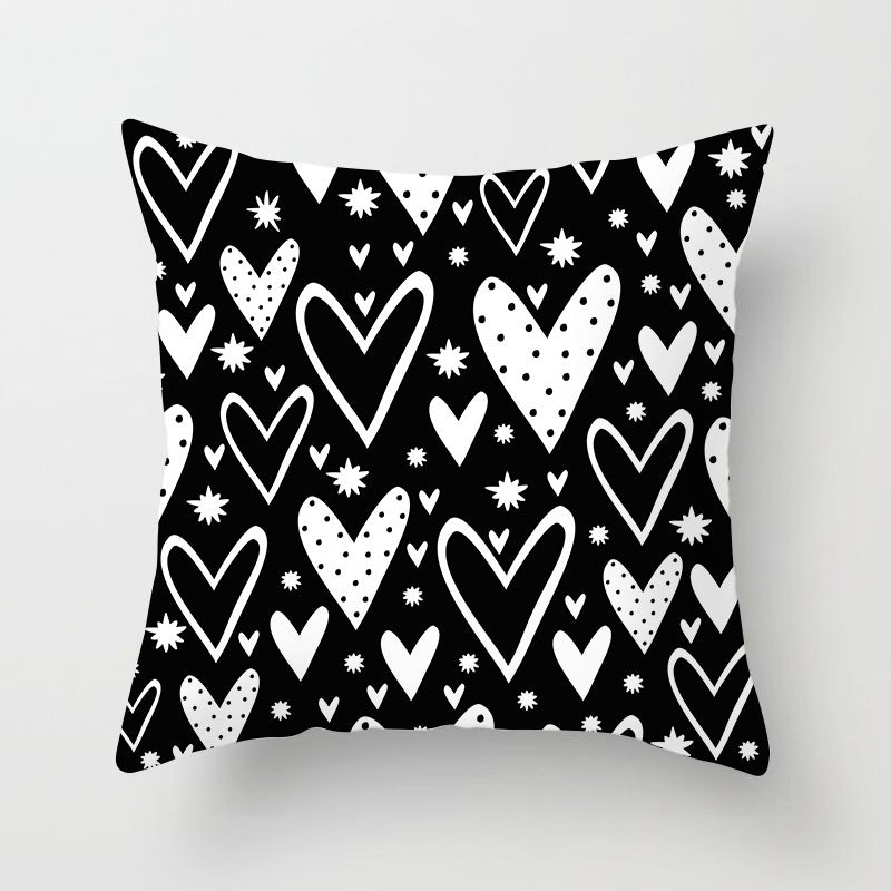 Modern Geometric Abstract Sofa Pillow Cover