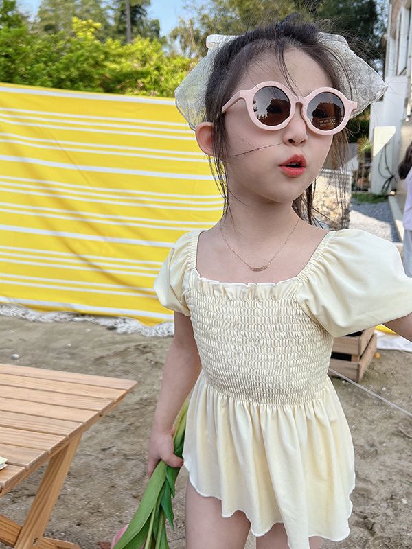 Children's Swimsuit Summer Puff Sleeve