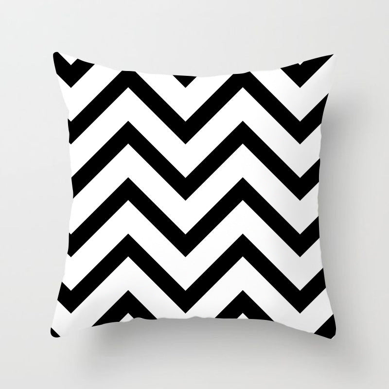 Modern Geometric Abstract Sofa Pillow Cover