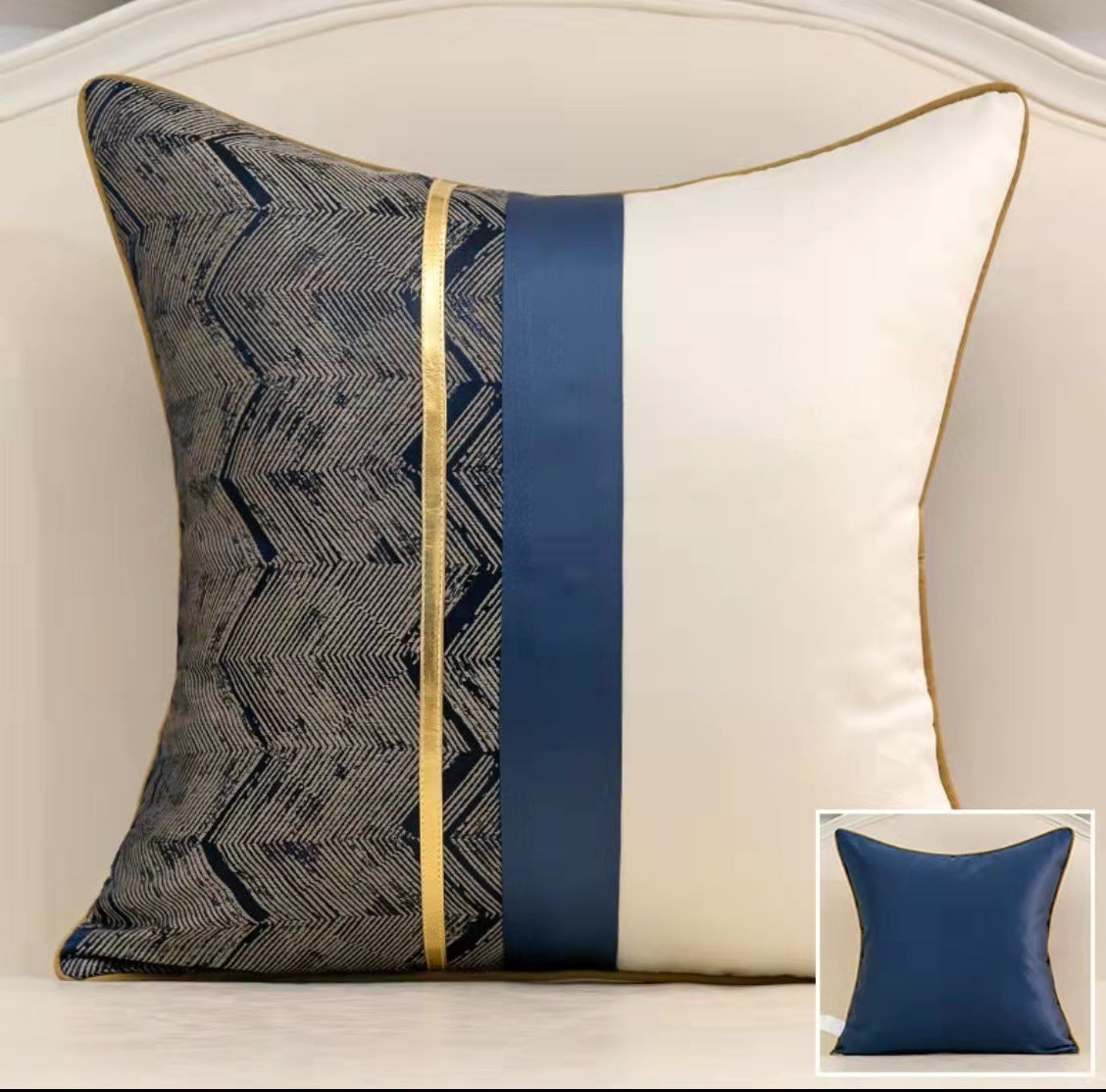 Pillow Cover - Split Colors