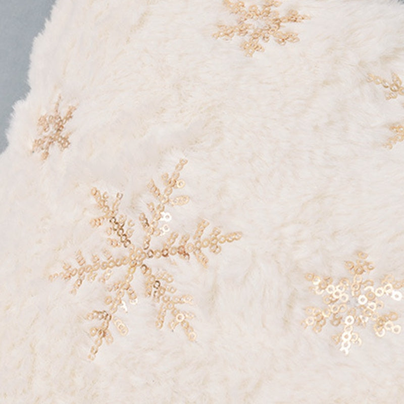 Snowflake and Star Pillow Cover