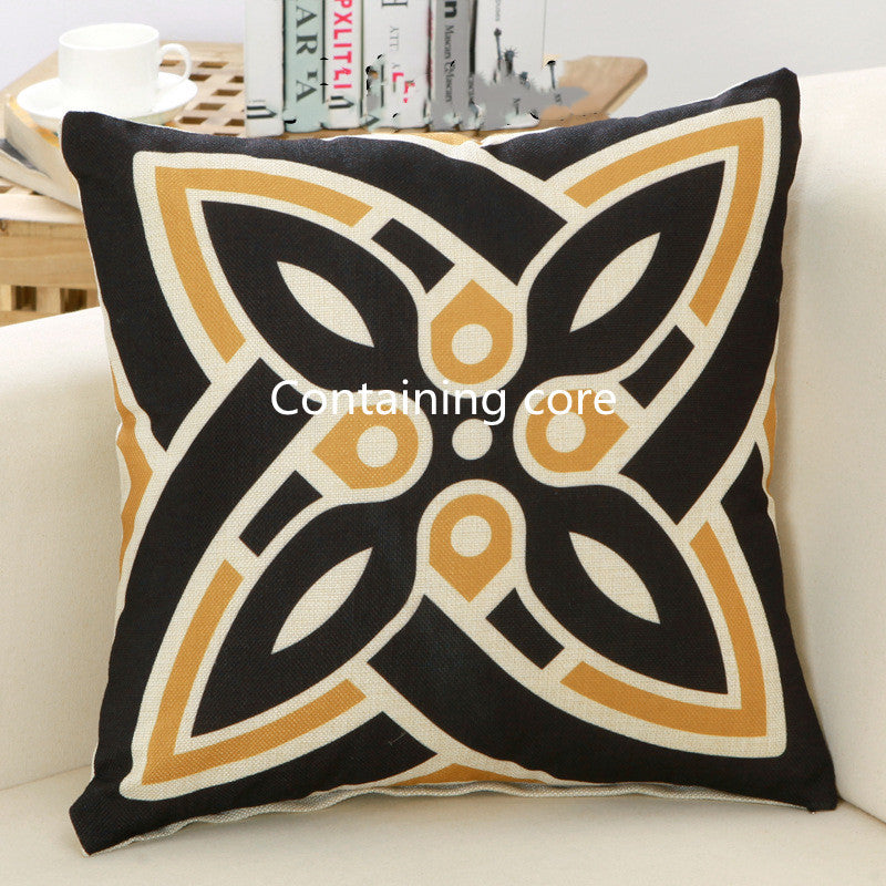 Abstract pillow cover