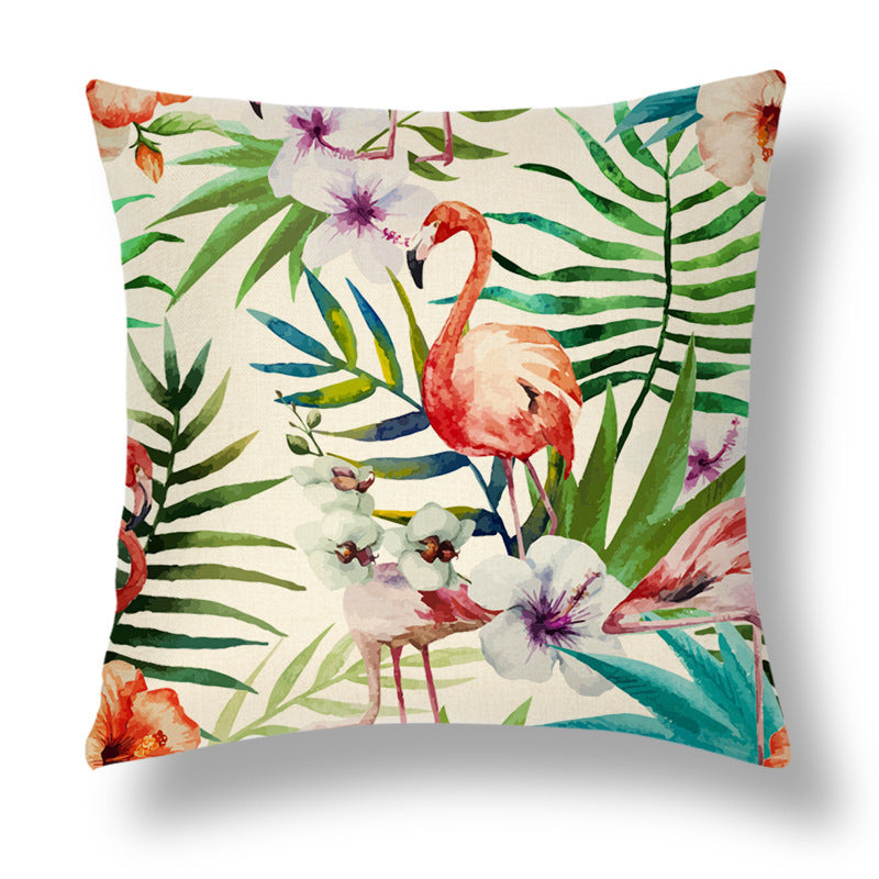 Tropical Linen Throw Pillowcase Series