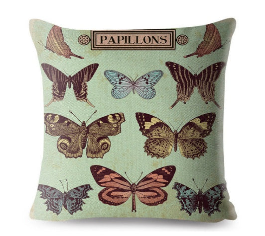 Antique Retro Look Pillow Cover