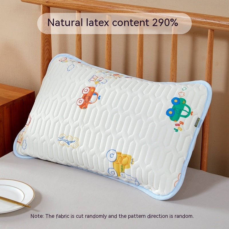 Children's Cushion Pillow Cover - Latex Ice Silk