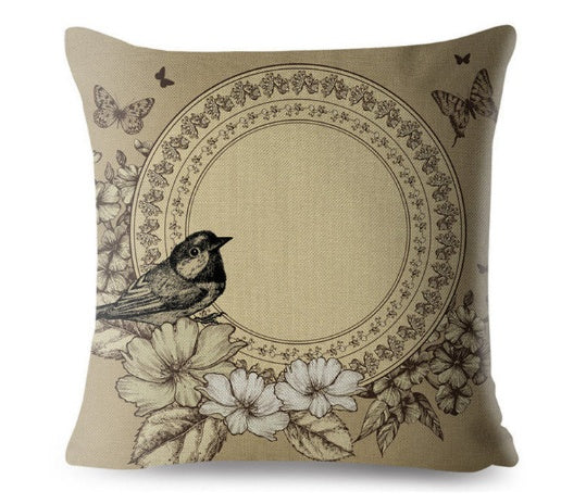 Antique Retro Look Pillow Cover