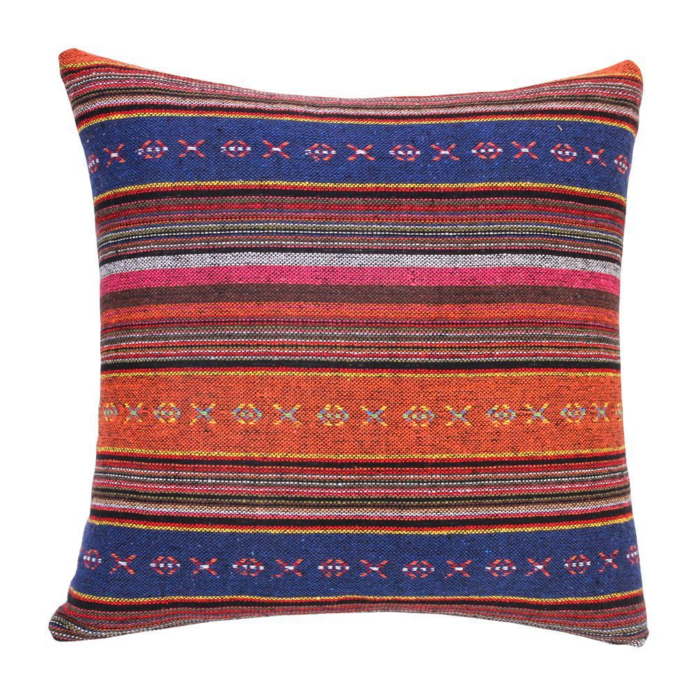 Retro Bohemian Wind Striped Pillow Cover