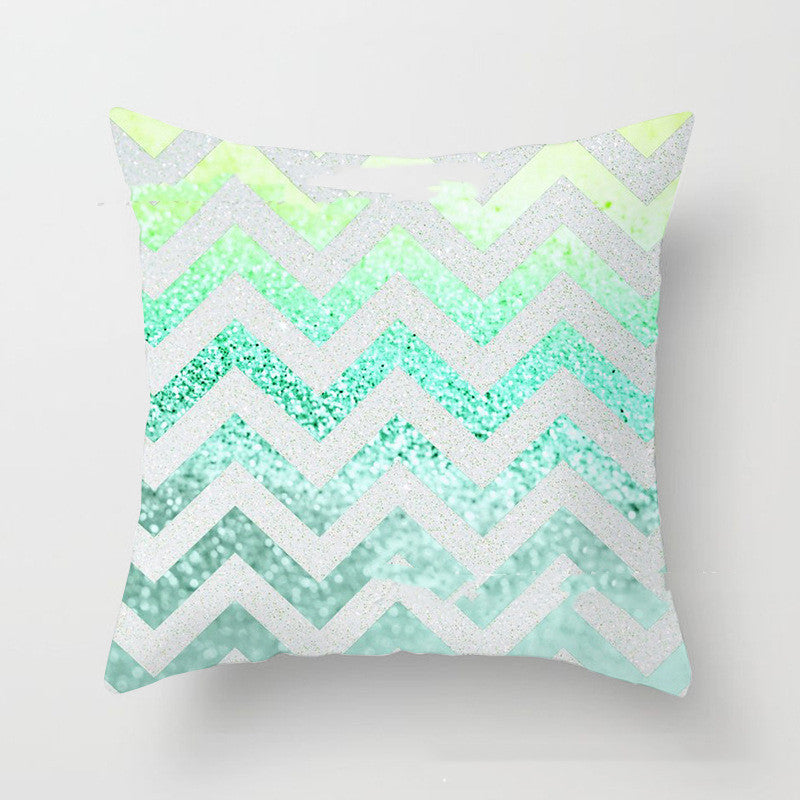 Striped Dali Geometric Pillow Cover