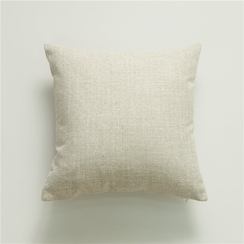 Cotton And Linen Tassel Pillow Cover