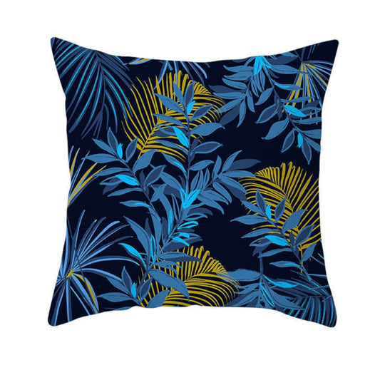 Retro Hand-painted Flowers Pillow Cover