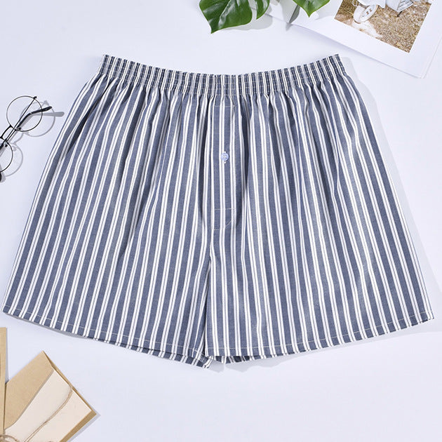 Casual Fashion Home Shorts Loose Breathable Woven Arrow Pants