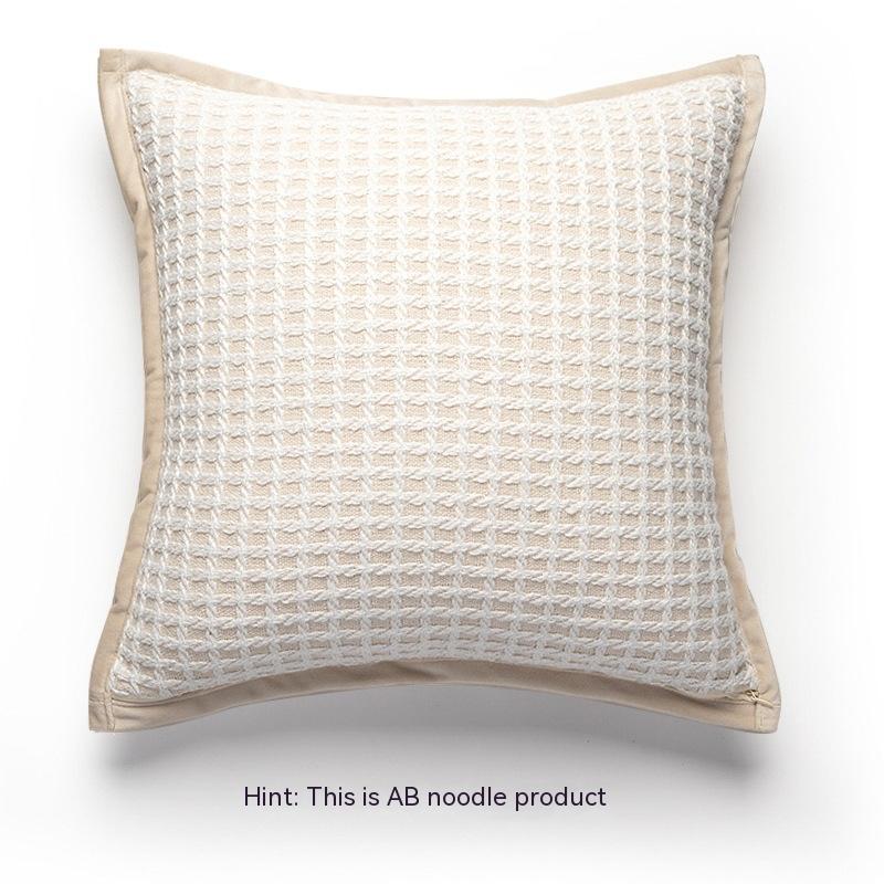 Cream Color Houndstooth Pillow Cover