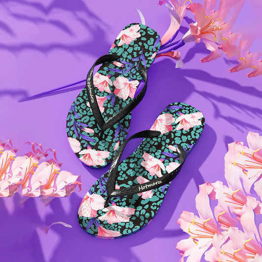 Amalfi printed beach flip-flop sandals