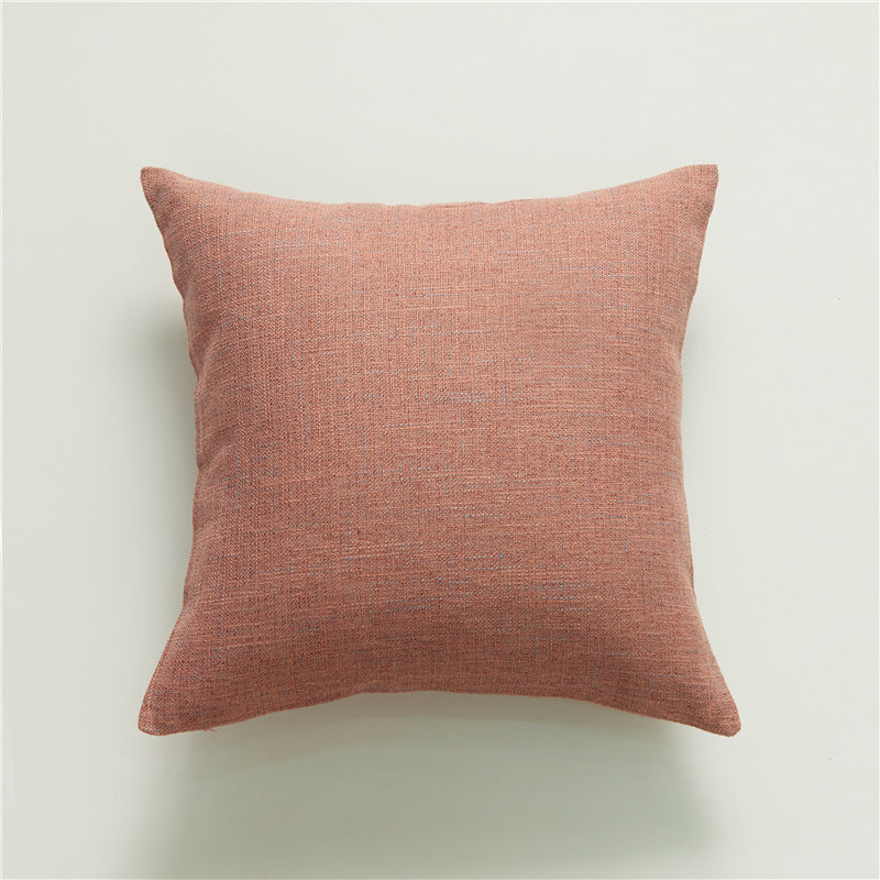 Cotton And Linen Tassel Pillow Cover