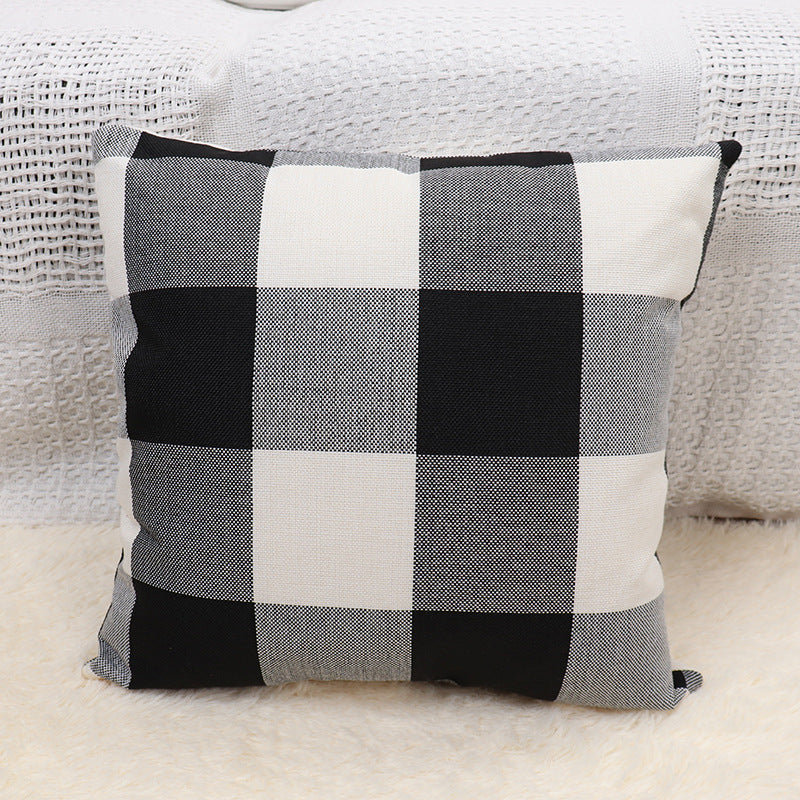 Plaid Pillow Cover