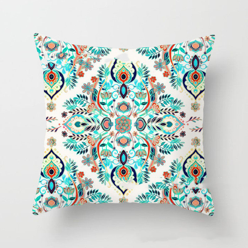 Striped Dali Geometric Pillow Cover