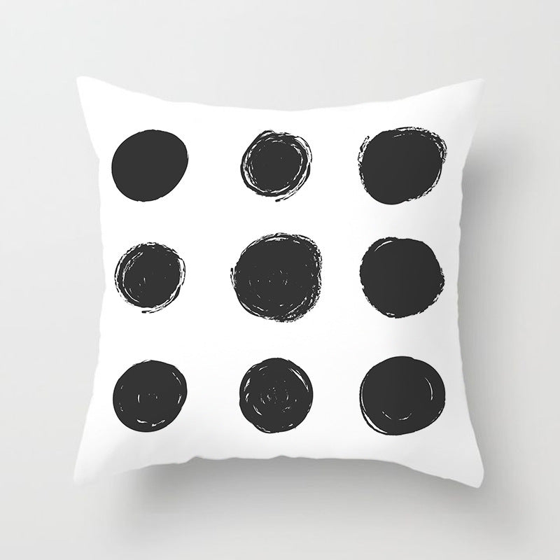 Modern Geometric Abstract Sofa Pillow Cover