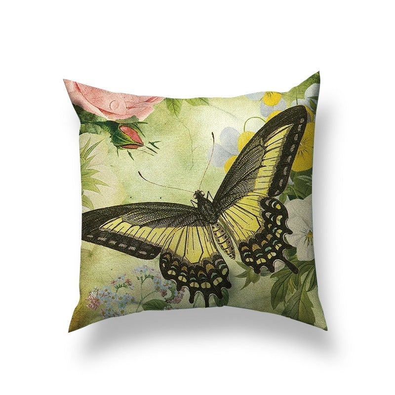 Butterfly Throw Pillow Cover