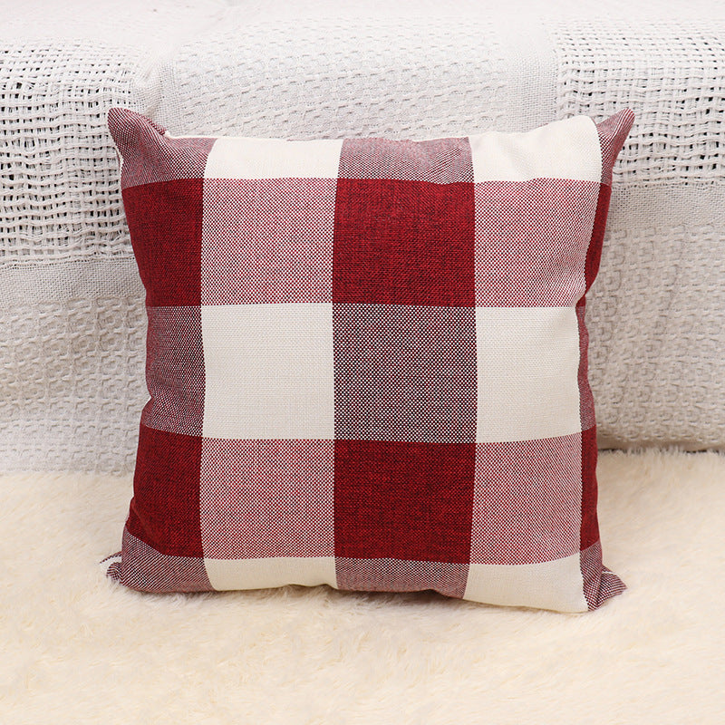 Plaid Pillow Cover