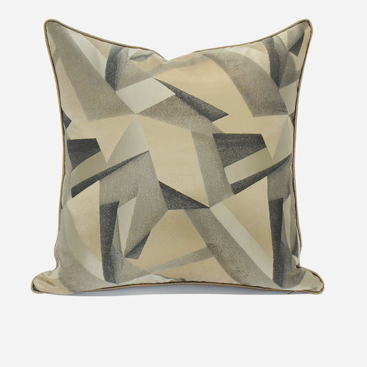 Yellow and Green Geometric Pillow Cover