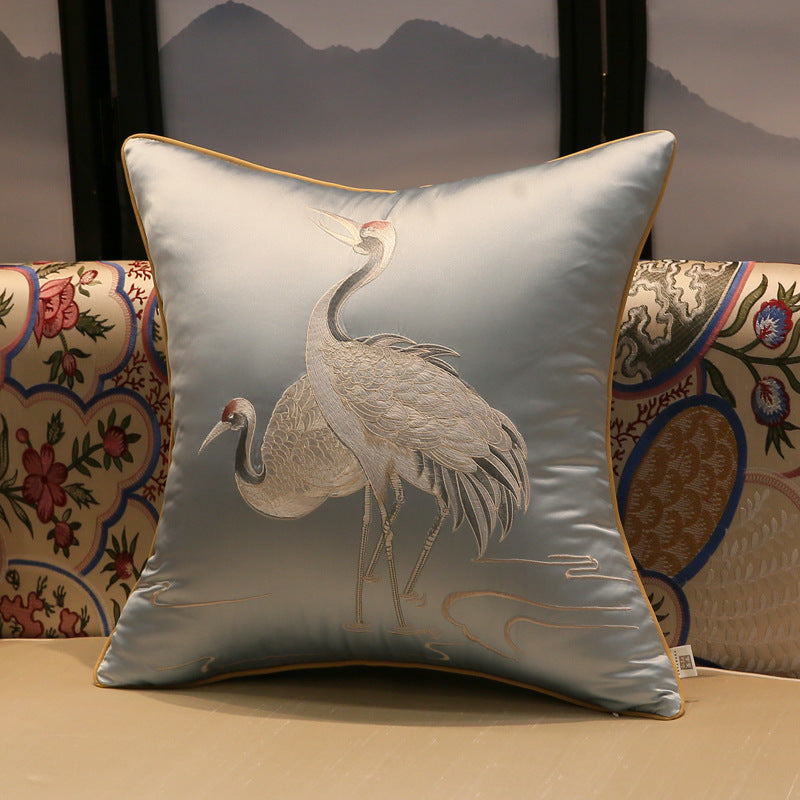 Crane Pillow Cover