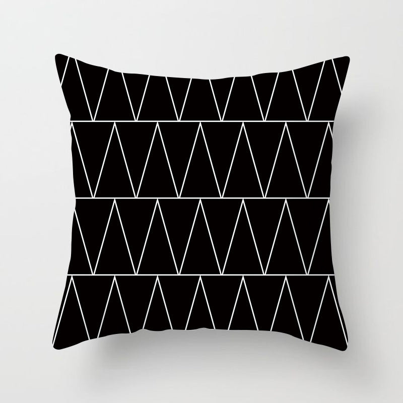 Modern Geometric Abstract Sofa Pillow Cover