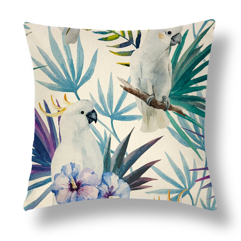 Tropical Linen Throw Pillowcase Series