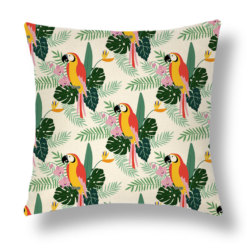 Tropical Linen Throw Pillowcase Series