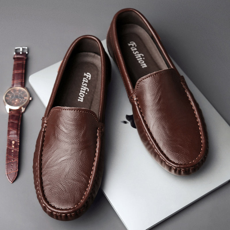 Leather Slip-on Loafers