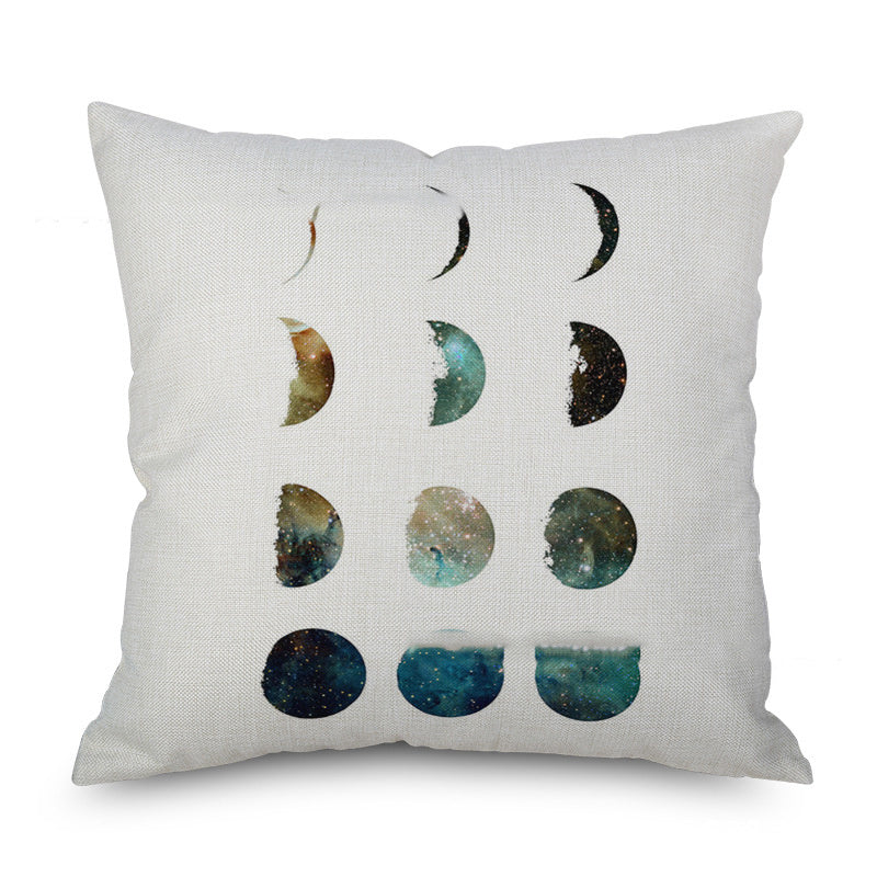 Watercolor Animal Linen Pillow Cover