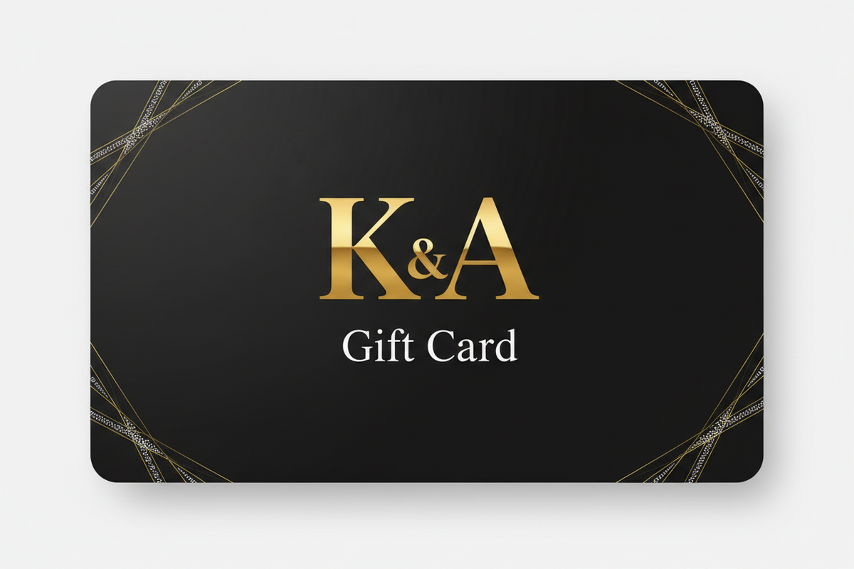 K&A digital eGift card for online fashion, dresses, resortwear, and accessories